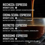 Peet's Coffee Espresso Capsules, Classic Variety Pack, 40 Count