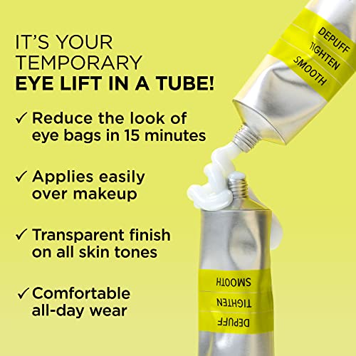 IT Cosmetics Bye Bye Under Eye Bags Treatment For Women & Men – Temporary Undereye Bag Reducer & Under Eye Corrector Depuffs, Tightens, Smooths & Reduces Look of Wrinkles & Fine Lines - 0.5 Fl. Oz