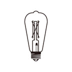 GE LED+ Dusk to Dawn LED Light Bulbs, Security Lights, 60 Watt Replacement, Decorative ST19 Bulbs, Medium Base, Color Select (2 Pack)