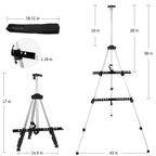 RRFTOK Easel Stand for Painting and Sign, Adjustable 17-66 Inch