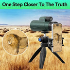 12x50 HD Monocular for Adults High Powered with BAK4 Prism & FMC Lens,Lightweight with Smartphone Adapter, High Powered Monocular with Clear Low Light Vision for Star Watching, Bird Watching, Hiking