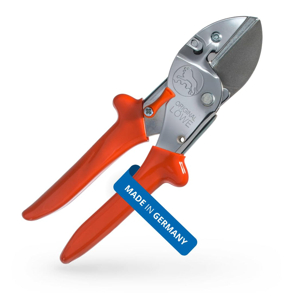 Original LÖWE Professional Anvil Pruner Garden Tools 1.104 | Robust & Sharp Hedge Trimmer | Use As Pruners, Garden Shears, Heavy Duty Handheld, Pruning Shears for Gardening | Made in Germany