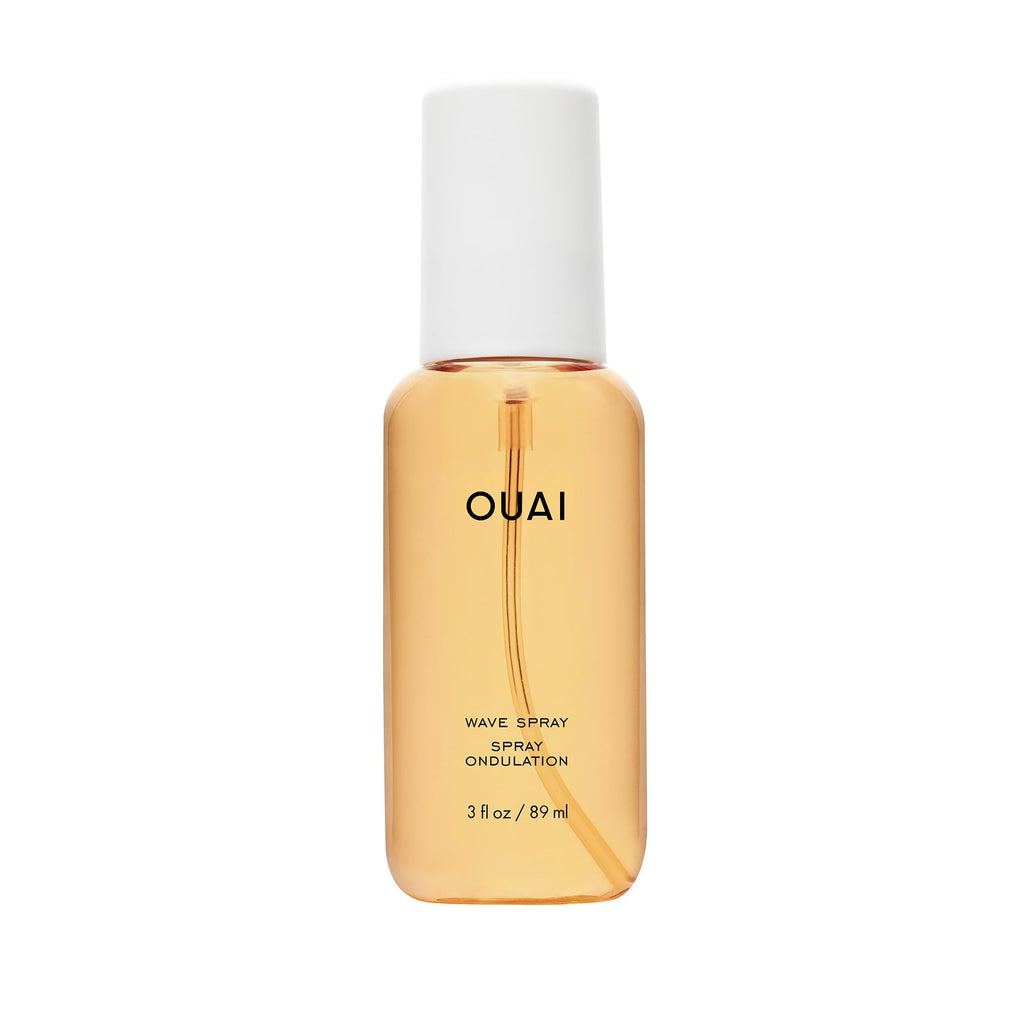 OUAI Wave Spray - Coconut Oil & Rice Protein Texture Mist for Voluminous Beach Waves with Shine - Paraben Free, Safe for Color & Keratin-Treated Hair (4.9 fl oz)