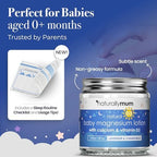 Baby Magnesium Lotion with Calcium & Vitamin D | Support for Sleep, Heart, Bone, Nerve, Gut and Muscle Health | Alternative to Melatonin | Lavender & Chamomile 4.2 fl oz