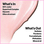 Revlon PhotoReady Face Gloss Rose Glow Primer, Makeup for All Skin Types, Hydrates, Illuminates & Moisturizes, Infused with Glycerin & Olive Oil Extract, 80% Water, 1 Fl Oz