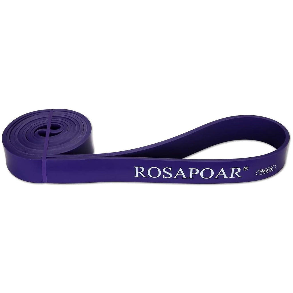 ROSAPOAR Resistance Band Pull up Band Fitness Exercise Bands Natural Latex for Workout Body Stretch Powerlifting Band Fitness Sport Training at Home/The Gym - Purple