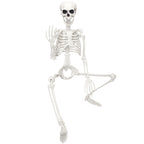 SHOCOSTO Skeleton Halloween Decor,3Ft Life Size Skeleton Full Body Plastic Human Bones for Halloween Decoration