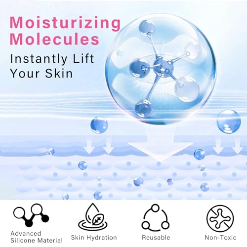 Anti Wrinkle Patches for Lip, Overnight Smoothing Wrinkles - Anti-Wrinkle Silicone Facial Patches for Lip, Fine Lines Wrinkle Patches for Smile Line & Lip Area