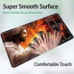 for MTG Game Playmat, for Magic TCG Rubber Play mat,Tabletop Card Playmats with Smooth Surface,Trading Card Inked Game Mat with New Zones,Battle Game,God Battles