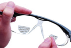 Calabria Hydrotac OPTX 20/20 Stick On BiFocal Lenses +1.75 Mens Womens Magnifying Bi-Focal Reusable Reader Adhesive Stickers