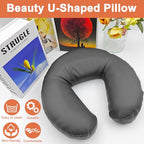 HOINCO Massage Face Cradle Cushion，Universal Headrest Face Rest Neck Head Cushion for Massage Chairs Spa Bed.(Grey)