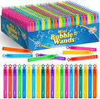 SpringFlower 500 PCS Mini Bubble Wands,Bubble Maker Toys for Kids,Summer Outdoor Bubble Activities,Bubble Party Favors Assortment Toys for Kids Party Favor Supply, Themed Birthday,10 Colors