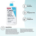 CeraVe SA Lotion for Rough & Bumpy Skin, Vitamin D, Hyaluronic Acid, Lactic Acid, Niacinamide & Salicylic Acid, Gentle Exfoliating Rough And Bumpy Skin Lotion, 19 Ounce