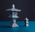 Sdeetesamjun Miniature Fairy Garden Decoration Set,3 Japanese Lantern,10 Stepping Stone Mini Fairy Decor for Garden & Patio Micro Landscape Yard Bonsai Decoration