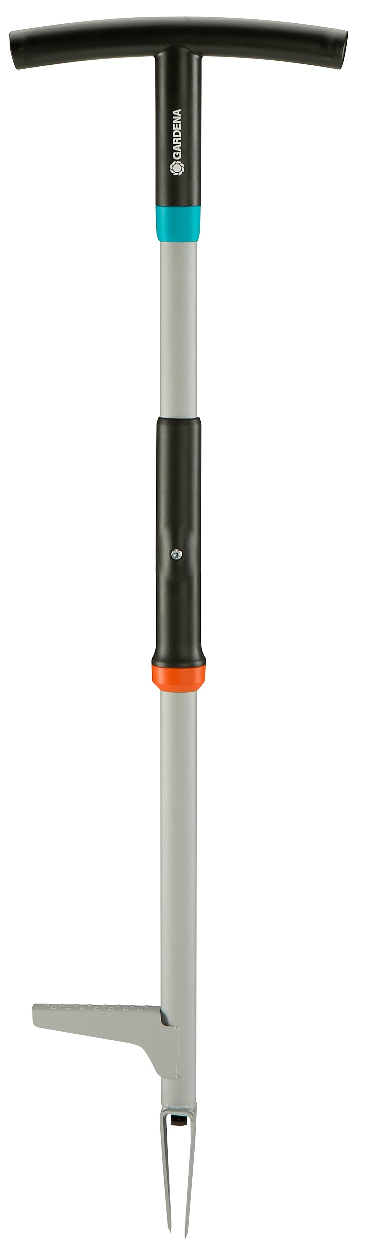 Gardena 03518 | Weed Puller Remover Tool, Heavy Duty Stand-Up Garden Hand Weeder, Easy Weed Removal, Built-in Ejector, Long Handle for Outdoor Use. Weeding Claw.