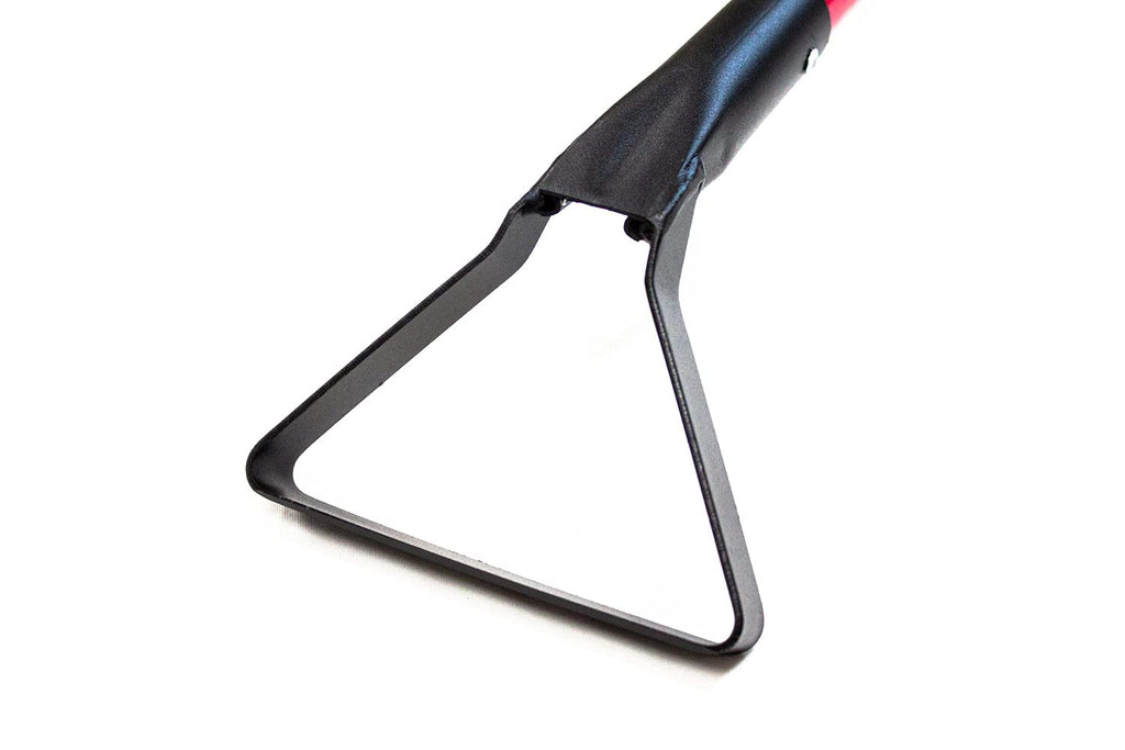 BULLY TOOLS 12-Gauge Loop Hoe w/Fiberglass Handle - Heavy-Duty Garden Hoe Tool for Weeding, Gardening, & Landscaping - Durable Tool for Everyday Garden Soil and Lawn Preparation - Made in The USA