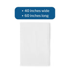McKesson Drape Sheets [100 Count] Disposable Sheet for Bed, Massage, Exam, Medical, 2-Ply Tissue, Latex-Free, 40 x 60 in, White