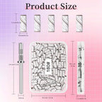 180 Grit Mini Sanding Bands for Nail Drill, 200 Pcs Small Sanding Bands for Nail with 2 Pcs Mandrel Bits, 3.1 MM Nail Sanding Bands for Acrylic Nails Gel Removing Shaping, Manicures and Pedicure