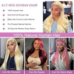 Alipeacock 613 13x6 Lace Front Wig Human Hair 200% Density Body Wave Blonde Lace Front Wigs Human Hair Pre Plucked Blonde Wig Human Hair 613 30inch