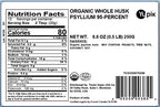 Yupik Organic Whole Husk Psyllium 8.8 Oz (Pack of 6), 95% Purity, Soluble Fiber, USDA Certified, Non-GMO, Kosher, Gluten-Free, Sugar-Free & Fat-Free, Unflavored, Plant-Based