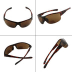 Hyyiyun 3 Pairs Bifocal Wrap Around Sunglasses for Men and Women, Sun Reader UV Protection with 3 Microfiber Pouch