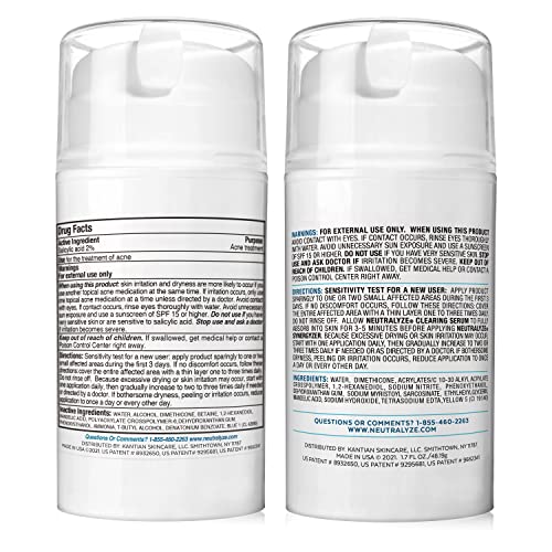 Moderate To Severe Acne Treatment Kit 2.0 (Clearing Serum & Synergyzer)