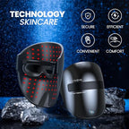 LED Face Mask Light Therapy 7-Color, Treats Mild To Moderate Acne On The Face, Treating Wrinkle at Home Facial