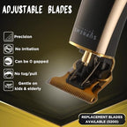 Supreme Trimmer T Shaper | Professional Barber Trimmer Hair Clippers for Men (90 Min Run Time) Cordless Hair Trimmer Zero Gapped Liner Beard Trimmer | ST5210 Gold