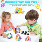 4PCS Autism Sensory Toys for Autistic Children,Quiet Fidget Toys for Adults & Kids, Stocking Stuffers for Boys & Girls,Travel Toys for Kids Age 3-5