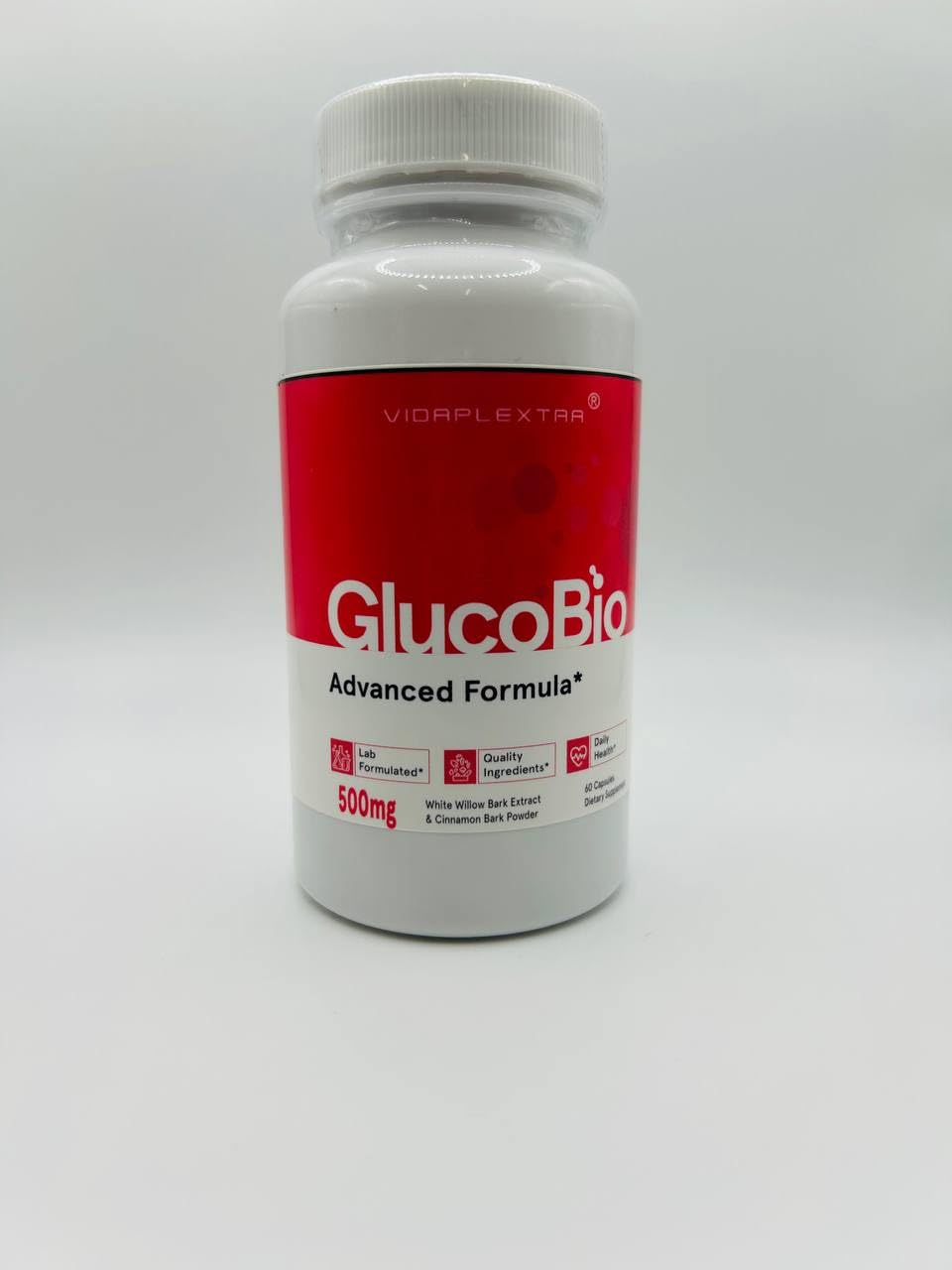 VIDAPLEXTRA Gluco Bio Capsules - Gluco Bio Capsules (2 Pack, 120 Capsules)