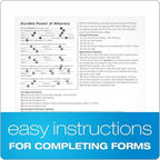 Adams Durable Power of Attorney, Forms and Instructions (LF205), White
