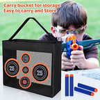 1000PCS Bullets Refill Darts Fit for Nerf N-Strike Elite Series Bulk Bullets Compatible for Nerf Party with Portable Shooting Practice Target Mesh Bag