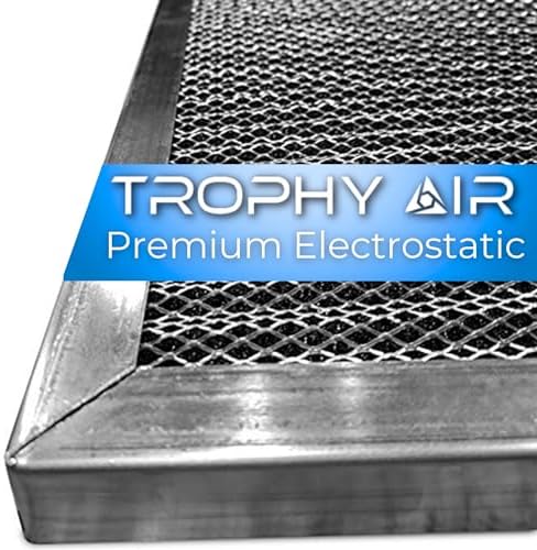 Washable Electrostatic HVAC Furnace Air Filter, Lasts a Lifetime, 6 Stage Permanent Air Filter, Healthier Home or Office, Made in The USA - Increases Airflow (20x20x1)
