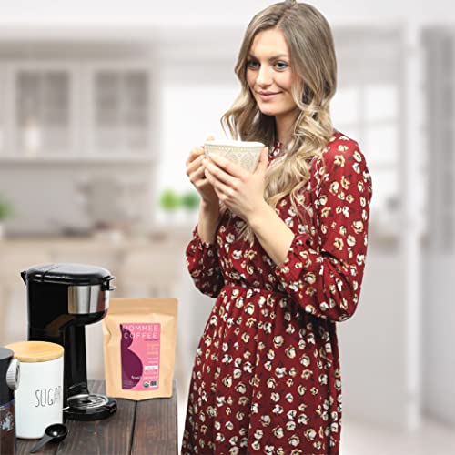Mommee Coffee - Decaf | Low Acid, Organic, Fair Trade, Water Processed | Ground, 22 oz.