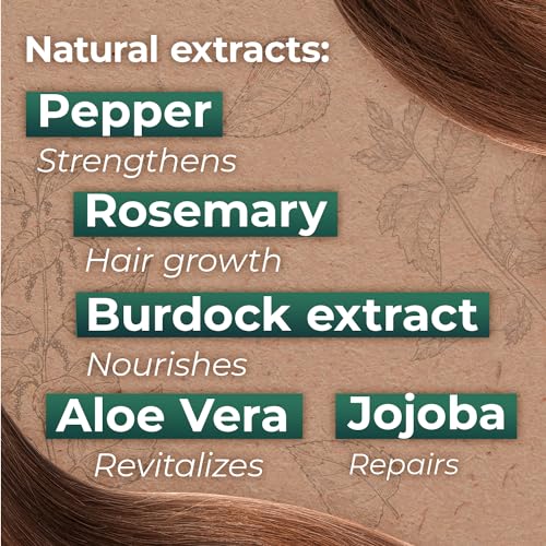 Tio Nacho Mexican Herbs Strengthening Shampoo and Conditioner Set with Royal Jelly - 14 fl oz Each | Nourishing Aloe Vera, Jojoba, Rosemary Formula for Strong, Vibrant Hair