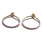14k Real Gold Thin Hoop Earrings | Hoops Gold Hoop Earrings for Women Tiny Dainty 14 Karat Small Earring Hoops Mini Hugging Petite 14 Carat Wire Endless Skinny Earings Aretes Argollas Huggies Jewelry | Handmade in FL (12 mm, 14k yellow gold)