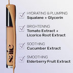Saie Hydrabeam Under Eye Brightener - Sheer + Hydrating Eye Brightener with Cucumber Extract - Instantly Illuminates Skin for a Radiant Finish - Shade 0.5 (0.2 oz)