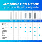 3M Aqua-Pure AP110 2-Pack Whole House Replacement Water Filter Cartridges, 5 Micron Sediment Reduction, for use with AP11T or AP101T Housing