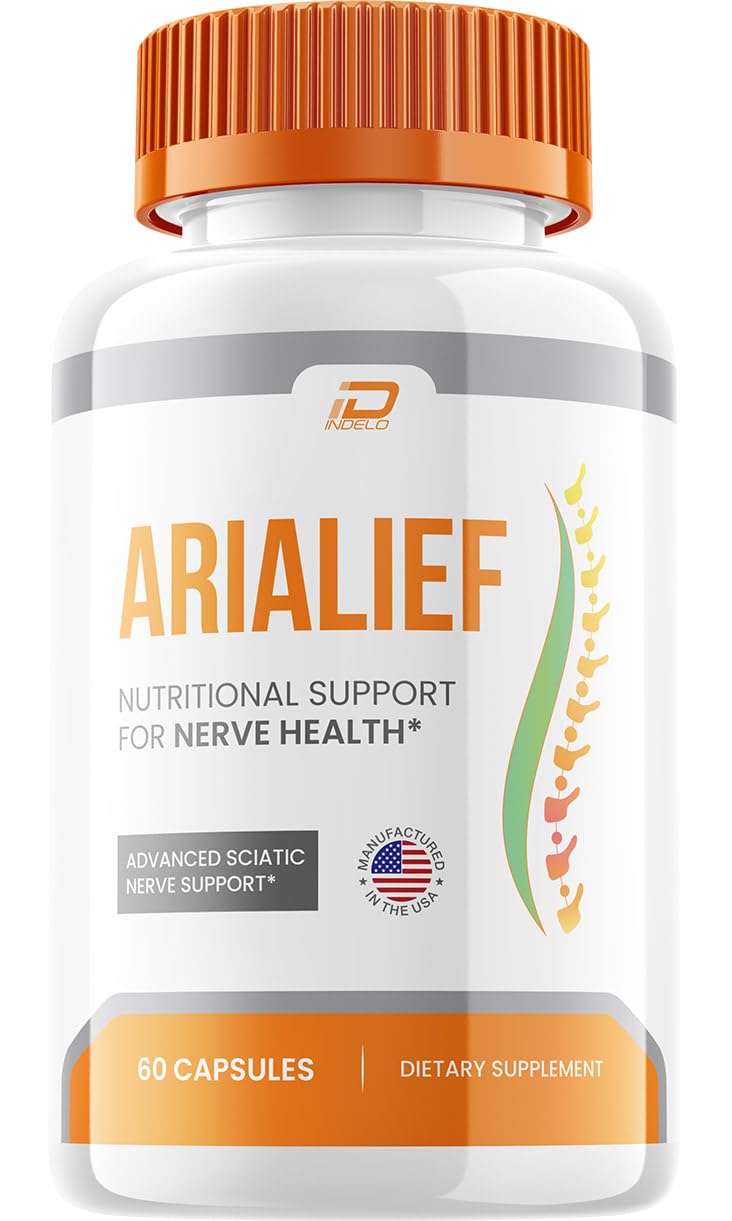 Arialief Capsules, Arialief Advanced Supplement, All Natural Formula to Maintain Healthy Levels, Maximum Strength Daily Formula, Arialif Capsules Reviews (1 Pack - 60 Capsules)