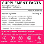 Ayurvedic Hormone Balance for Women | Cortisol Reducer | Mood, Energy, & Sleep Support | Regulates Estrogen | Stress Relief | Ashwagandha, Rhodiola, & Shatavari | Made in USA | 60 Ct. - OSH Wellness