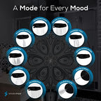 SparkPod 10-Mode Handheld Shower Head with Filter - 5" High Pressure Filtered Shower Head with Touch-to-Clean Nozzles, Built-In Power Jet, Stainless Steel 6ft Hose & Bracket (Black Matte)