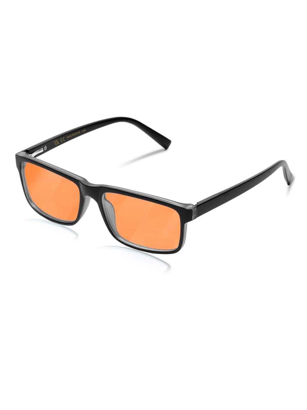 VMJFBJ Blue Light Glasses for Men Woman, Anti Blue Light Blocking Glasses with Amber Lens for Computer Screen Monitor Gaming Better Sleep Reduce Eye Strain Gamer Glasses
