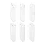 Nike Unisex Everyday Cushioned Training Crew Socks (6 Pairs), White/Black, Large