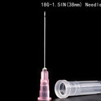 100 Pack 10ml/cc Plastic Luer Lock Syringa with 18Ga and Cap, Individually Sealed Wrapped, for Scientific Labs, Measuring Liquid, Refilling Cartridges or Glue Applicator