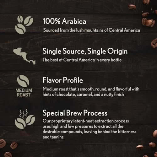 Hero Company Foxhole Cold Brew Coffee Concentrate - Low Acid Liquid Cold Brew Concentrate for Instant Iced Coffee and Hot Drinks
