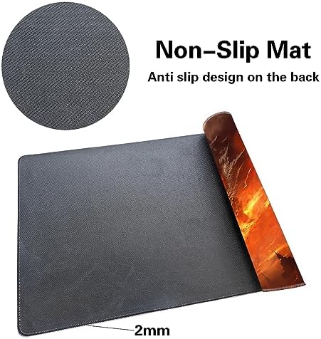 MTG Playmat - Non-Slip Backing Printing, Ideal for Card Game Enthusiasts TCG Playmat (MTG2-Arrival of The Dragon)