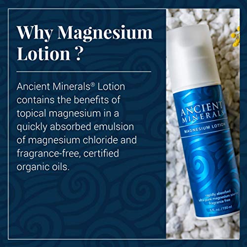 Ancient Minerals Magnesium Bath Flakes - Magnesium Oil Spray and Magnesium Lotion - High-Absorption Efficiency for Relaxation, Wellness & Muscle Relief