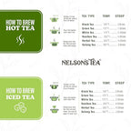 Nelson's Tea Chamomile Honey Vanilla - Herbal Loose Leaf Tea, Curated Blend with Honeybush, Chamomile, Lemongrass, Licorice Root, Toasted Coconut, and Bee Pollen - Perfect for Bedtime Brew (16 oz)