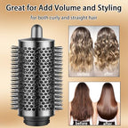 Large Round Volumizing Brush for Dyson Airwrap Attachments Bigger Round Brush Attachment for Dyson Air Wrap Styler HS05 HS01, Fluff up and Volumize for Styling (Iron)
