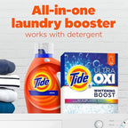 Tide Ultra Oxi Whitening Boost, All in One Laundry Booster, Color Safe Whitening, Stain and Odor Fighter, 66 Loads, 57 oz